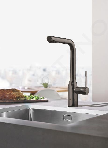 Grohe Essence - Miscelatore monocomando per lavello, grafite scura 30270A00