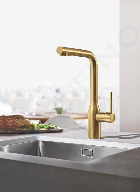 Grohe Essence - Grifo monomando de fregadero, Cool Sunrise