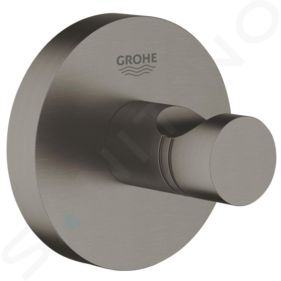 Grohe Essentials - Háčik na kúpací plášť, kefovaný tmavý grafit 40364AL1