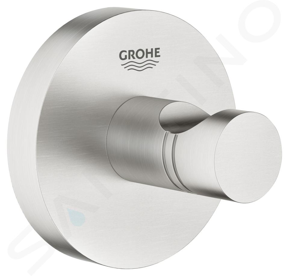 Grohe Essentials - Crochet pour peignoire, supersteel 40364DC1