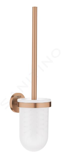 Grohe Essentials - Escobilla con soporte para inodoro, Warm Sunset cepillado 40374DL1