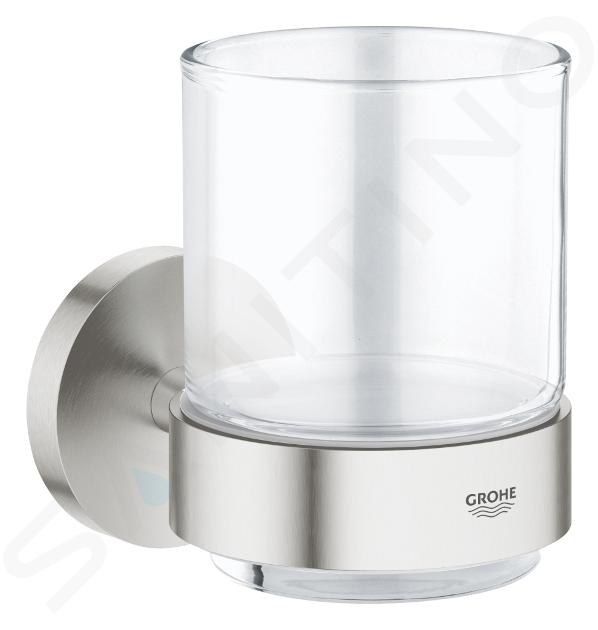 Grohe Essentials - Vaso con soporte, supersteel 40447DC1