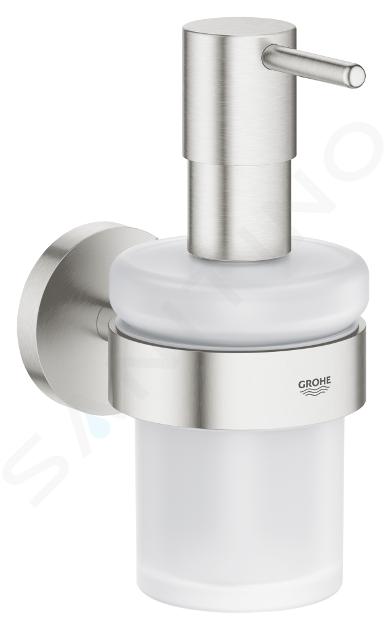 Grohe Essentials - Dozator de săpun lichid cu suport, supersteel 40448DC1