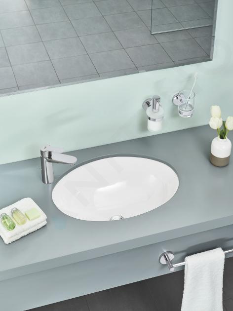 Grohe Bau Ceramic - Set de lavabo et mitigeur de lavabo avec bonde