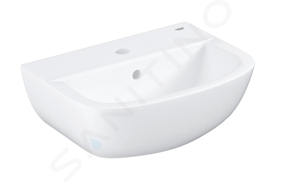 Grohe Bau Ceramic - Umývadielko 453x354 mm, s 1 otvorom na batériu, alpská biela 39424000