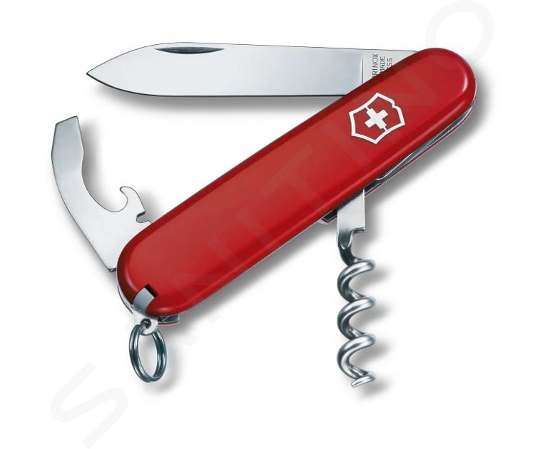 VICTORINOX - Stredný vreckový nôž, 9 funkcií, červená 0.3303