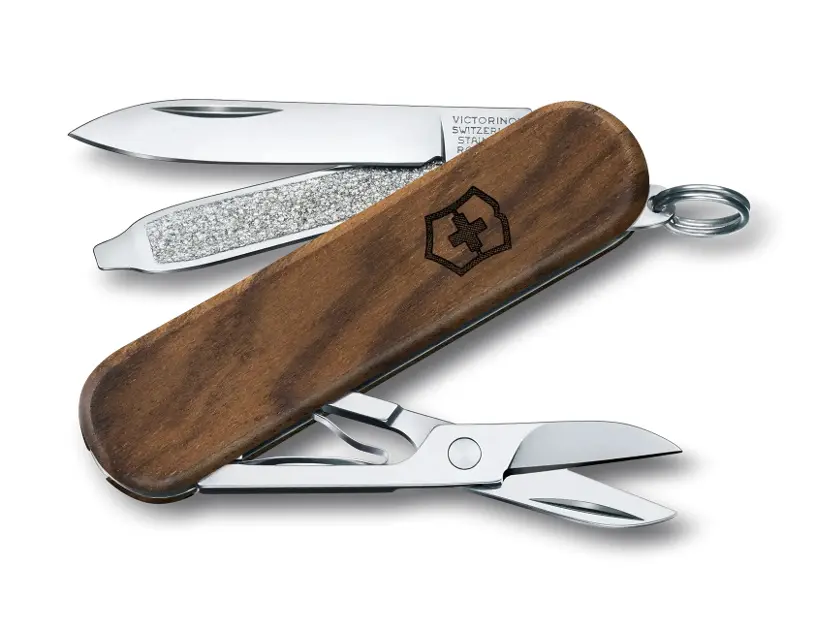 VICTORINOX - Petit couteau de poche, 5 fonctions, bois 0.6221.63