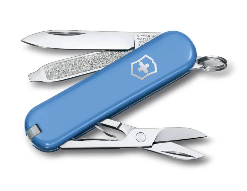 VICTORINOX - Taschenmesser klein, 7 Funktionen, blau 0.6223.28G