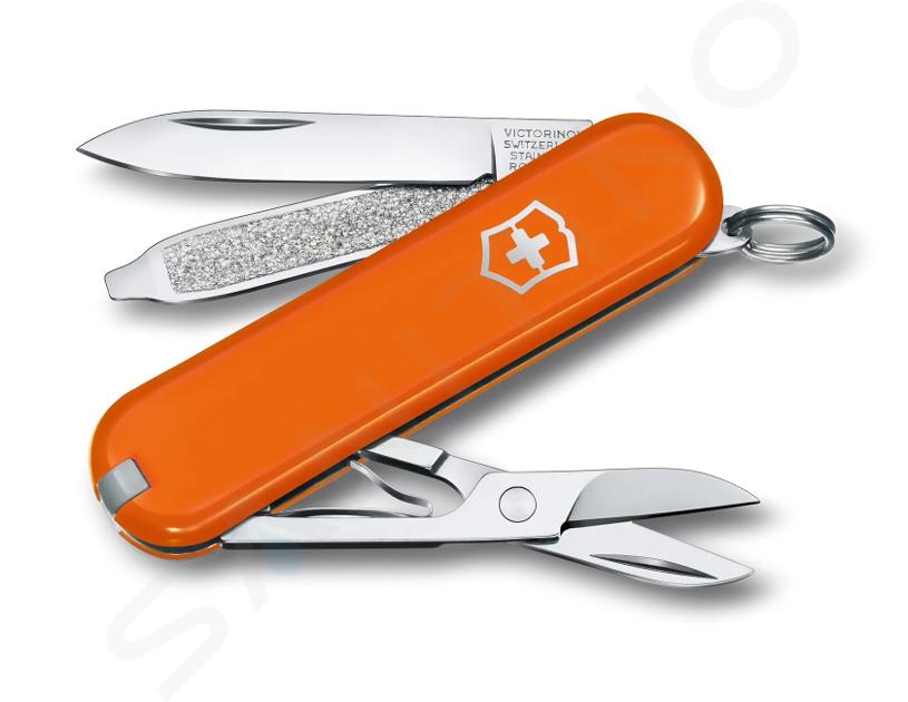 VICTORINOX - Malý vreckový nôž, 7 funkcií, oranžová 0.6223.83G