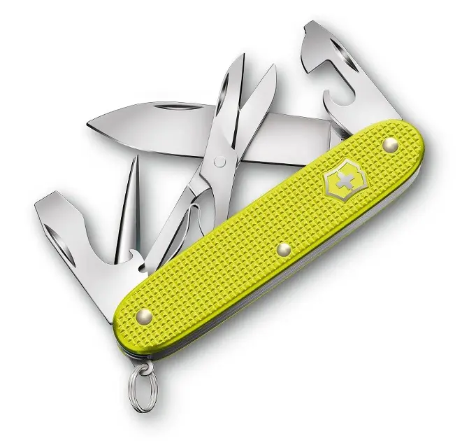 VICTORINOX - Střední kapesní nůž, 9 funkcí, žlutá 0.8231.L23