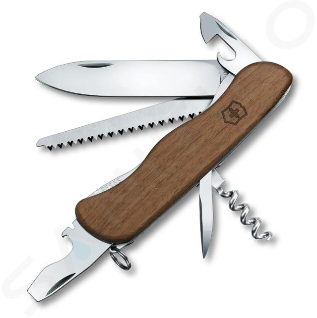 VICTORINOX - Velký kapesní nůž, 10 funkcí, dřevo 0.8361.63