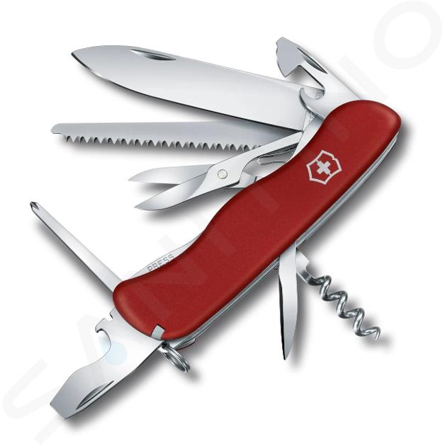 VICTORINOX - Veľký vreckový nôž, 14 funkcií, červená 0.8513