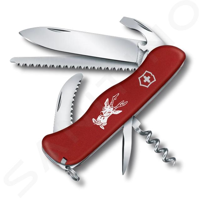 VICTORINOX - Veľký vreckový nôž, 12 funkcií, červená 0.8573