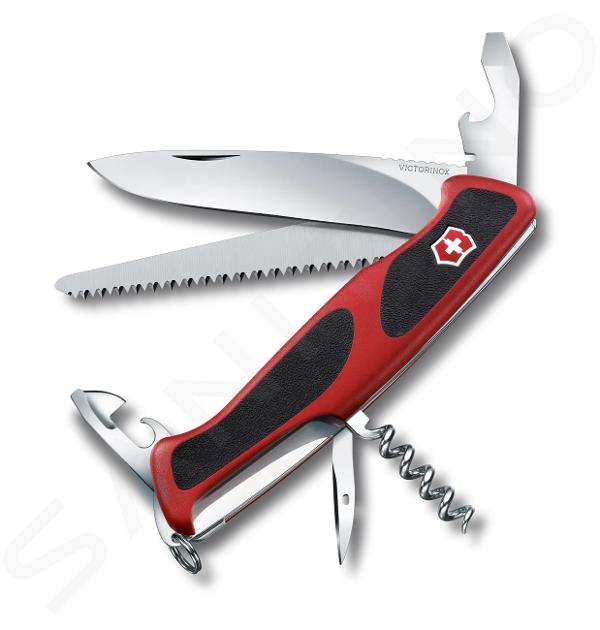 VICTORINOX - Veľký vreckový nôž, 12 funkcií, červená 0.9563.C