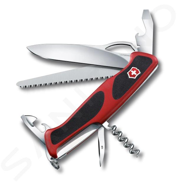 VICTORINOX - Velký kapesní nůž, 12 funkcí, červená 0.9563.MC