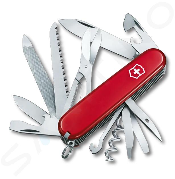 VICTORINOX - Stredný vreckový nôž, 21 funkcií, červená 1.3763