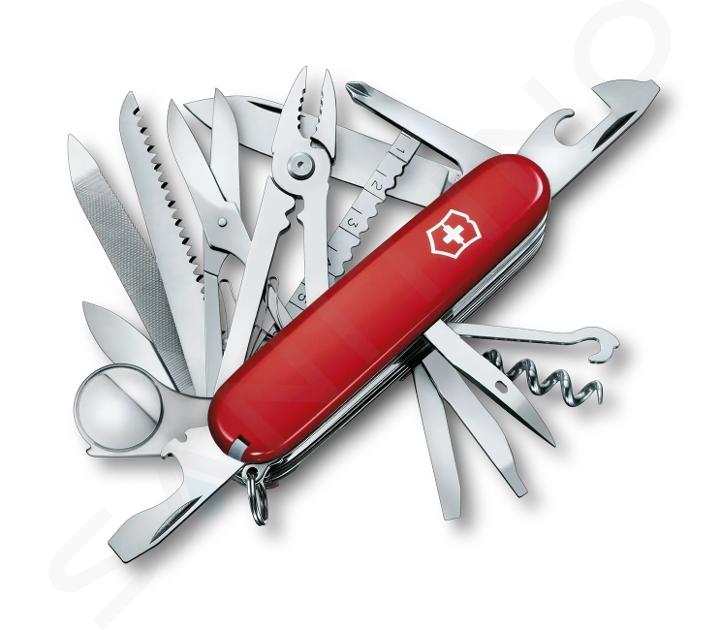 VICTORINOX - Střední kapesní nůž, 33 funkcí, červená 1.6795