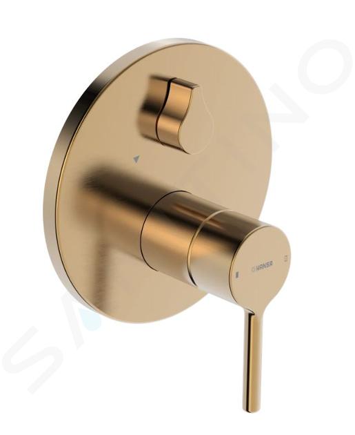 Hansa Vantis - Grifo empotrado, para 2 aparatos, bronce cepillado 8260906781