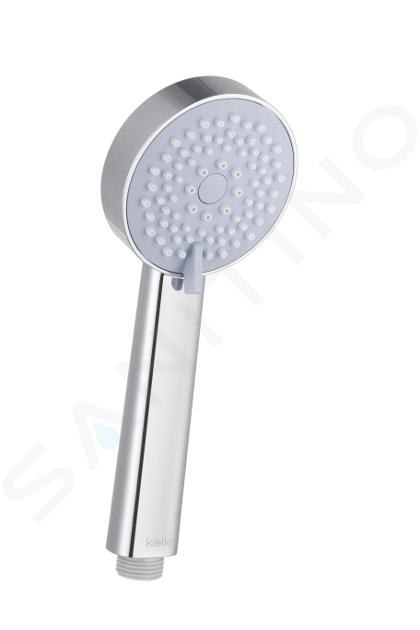 kielle Minor - Pommeau de douche 85, 3 jets, chrome/blanc brillant 20421010