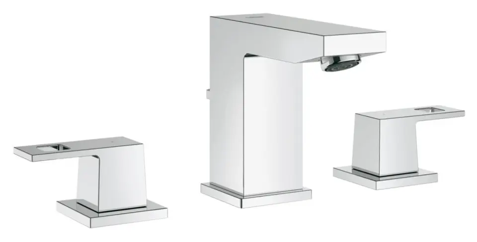 Grohe Eurocube - Mitigeur de lavabo à 3 trous, chrome 20351000