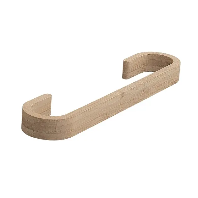 E-shop Sapho Gedy Bamboom - Držiak uterákov Himalaya, dĺžka 30 cm, bambus HY2130