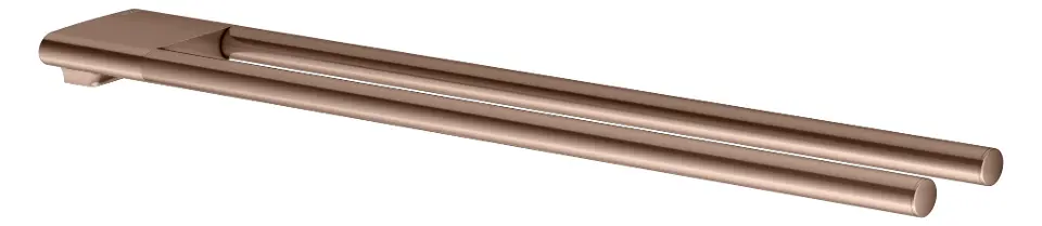 Keuco Edition 400 - Dupli držač ručnika, dužina 45 cm, brušeno ružičasto zlato 11518290000