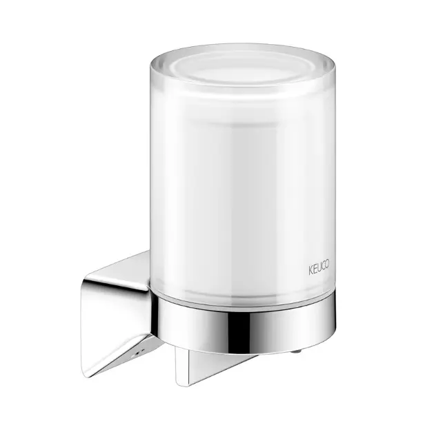 Keuco - Dávkovač mýdla s držákem, sklo/hliník 14652019000