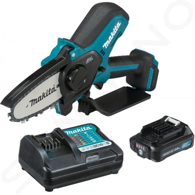 Makita Záhradná technika - 12V AKU prerezávacia píla 10 cm, 1x aku 2,0 Ah CXT, nabíjačka UC100DWA