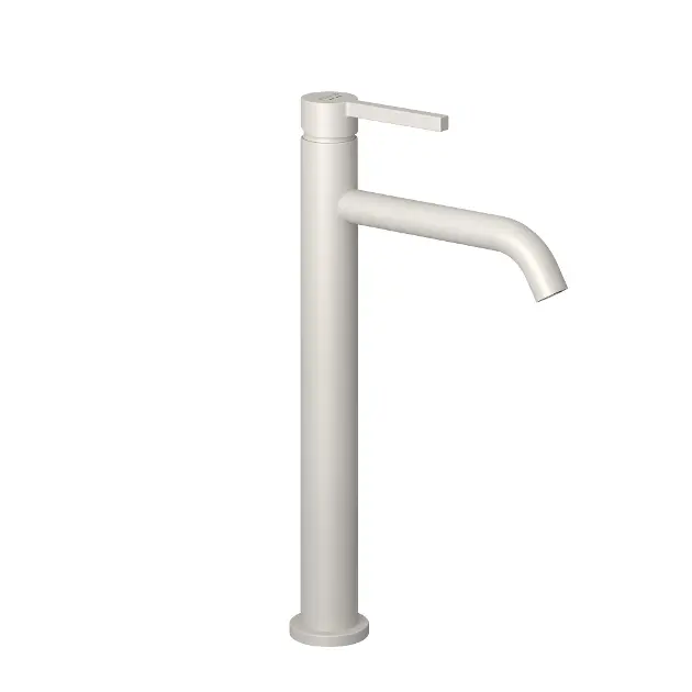 Kludi Nova Fonte - Grifo para lavabo, gris claro mate 20298O215