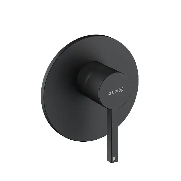 Kludi Nova Fonte - Grifo empotrado de ducha, negro mate 207553915