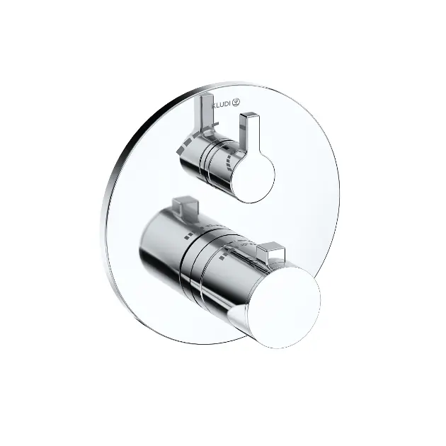 Kludi Nova Fonte - Grifo empotrado termostático de ducha, cromo 208850515