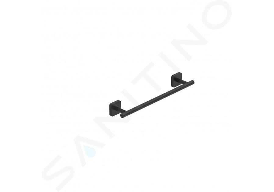 Kludi Vela S - Porte-serviettes, longueur 35 cm, noir mat 2596239