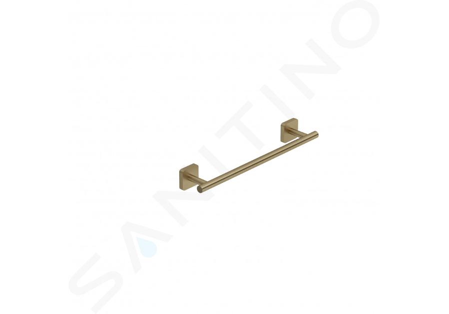 Kludi Vela S - Porte-serviettes, longueur 35 cm, doré brossé 25962N0