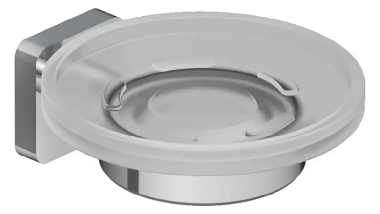 Kludi Vela S - Mýdlenka s držákem, sklo/chrom 2598505