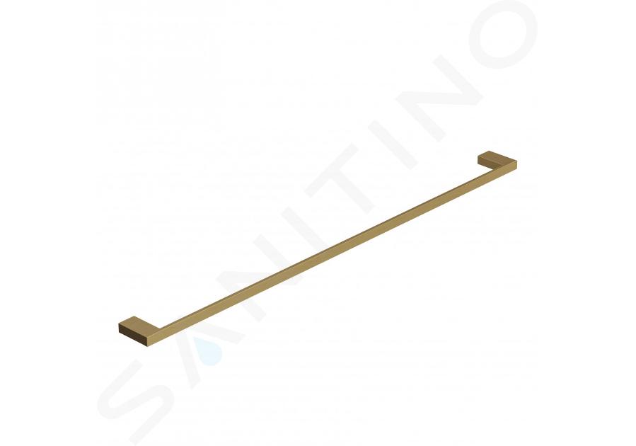 Kludi Vela C - Držiak uteráka, dĺžka 83 cm, kefované zlato 31961N0