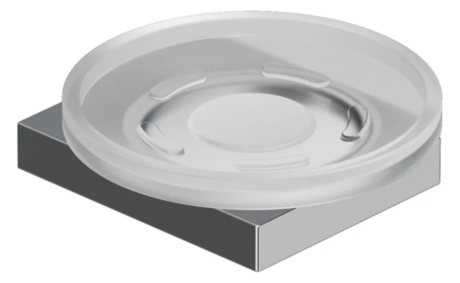 Kludi Vela C - Savonieră cu suport, sticlă/crom 3198505