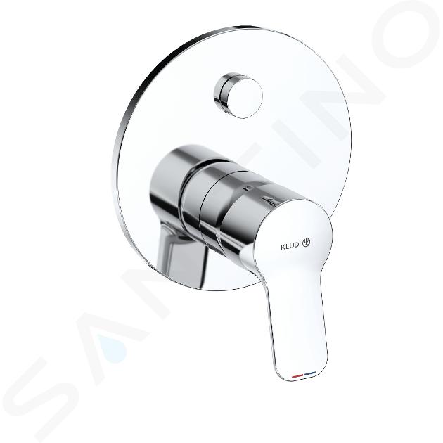 Kludi Pure&Easy - Batéria pod omietku na 2 spotrebiče, chróm 377590565