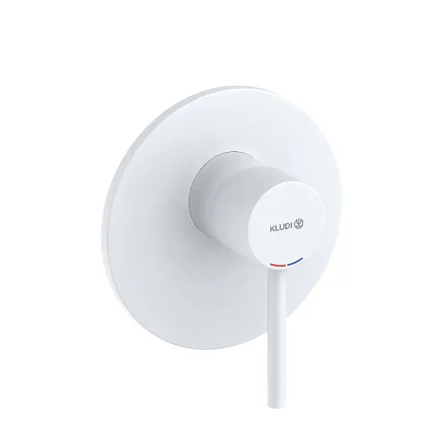 Kludi Bozz - Grifo de ducha empotrado, blanco mate 387555376