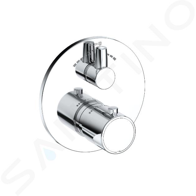 Kludi Zenta SL - Unterputz-Thermostatarmatur für 2 Verbraucher, Chrom 388100545