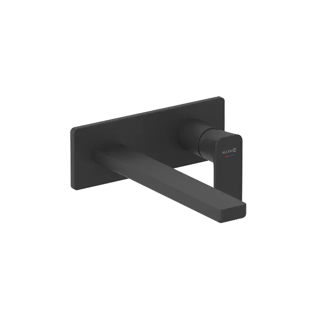 Kludi Renon - Podtynkowa bateria umywalkowa, montaż 2-otworowy, czarny mat 422453975