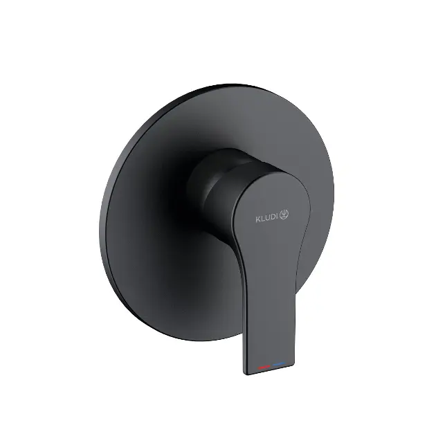 Kludi Zenta SL - Grifo empotrado de ducha, negro mate 487553965