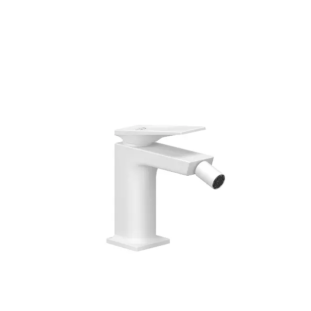 Kludi Decus - Grifo de bidé con desagüe, blanco mate 542175375