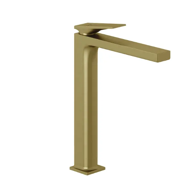 Kludi Decus - Grifo de lavabo, oro cepillado 54298N075