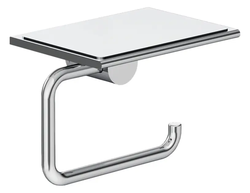 Kludi Vela R - Suport pentru hârtie igienică cu poliță, crom 5897105