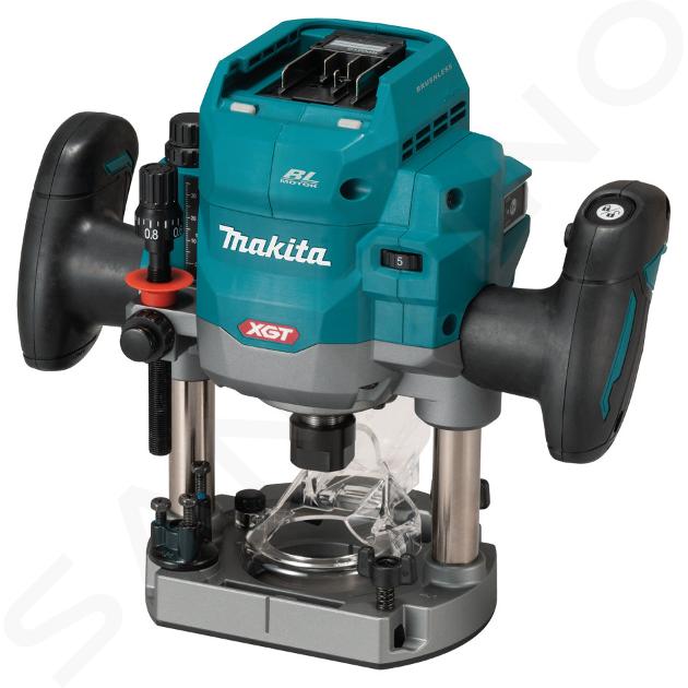 Makita Náradie - 40V AKU horná frézka, bez batérie a nabíjačky RP001GZ