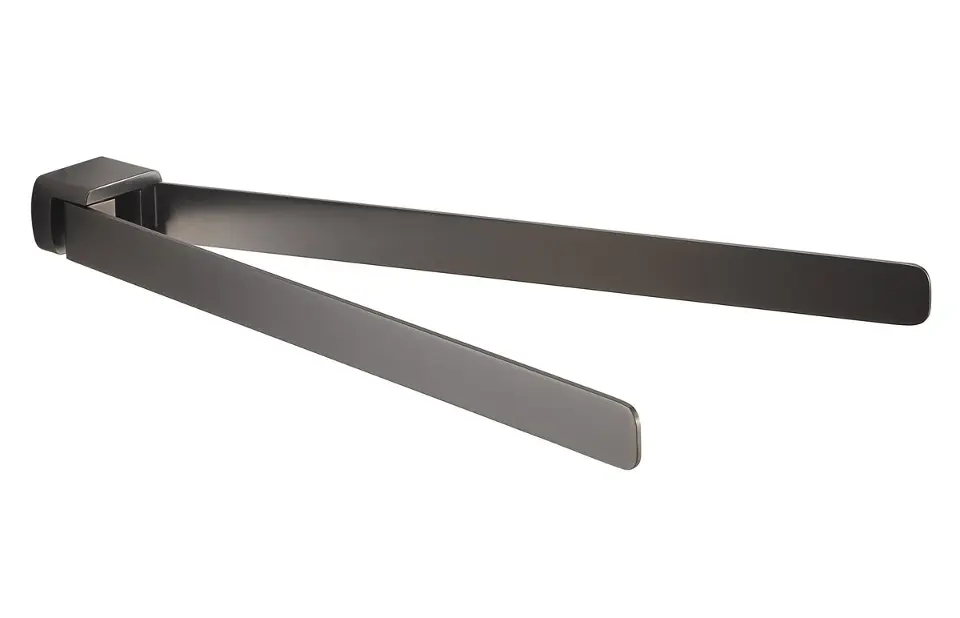 Sapho Gedy Pirenei - Dvostruki držač za ručnike, duljina 35 cm, gun metal PI2381