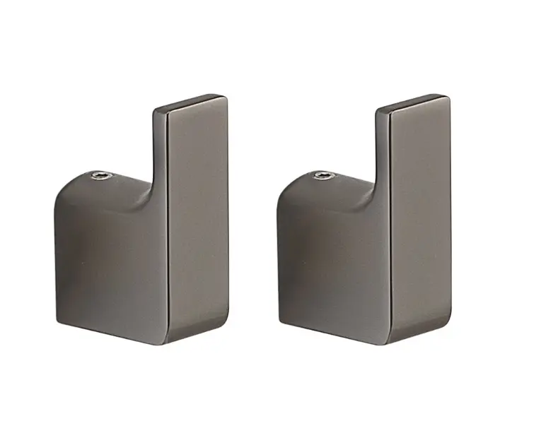 E-shop Sapho Gedy Pirenei - Háčik, gun metal, 2 ks PI2781
