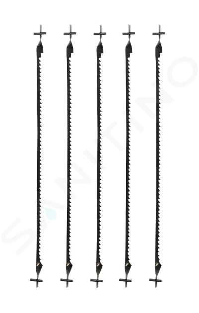 DREMEL Accessoires - Set lames de scie à coupe latérale 6 TPI, longueur 100 mm, 5 pièces. 2615MS50JA