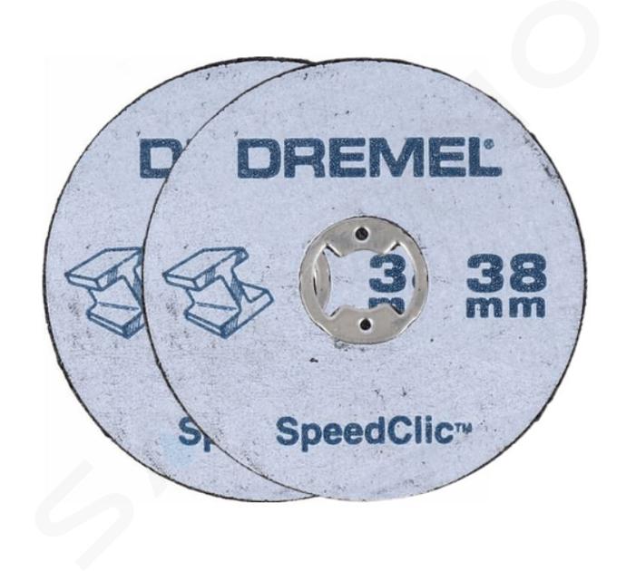 DREMEL Príslušenstvo - Rezný kotúč na oceľ, priemer 38 mm, 2 ks 2615S406JC