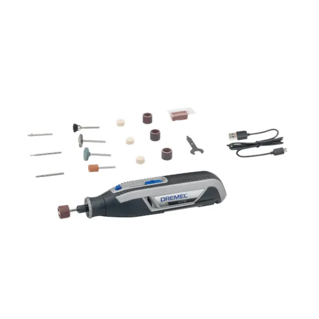 DREMEL Gereedschap - 3,6V ACCU-multifunctioneel gereedschap, met accessoires en USB-kabel F0137760JA